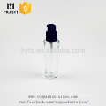 botella clara de cristal líquida vacía de la fundación 30ml